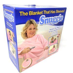 Snuggie As Seen On TV the Blanket That Has Sleeves Pink Size OS NWT